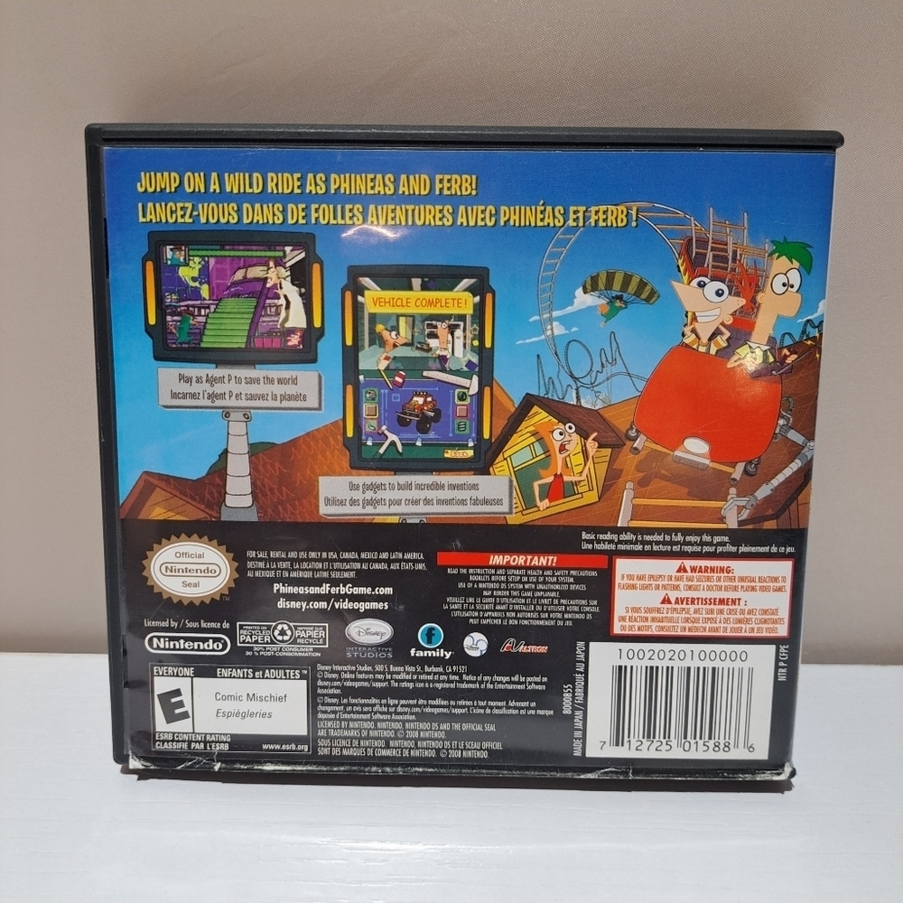 Nintendo DS | Disney Phineas and Ferb *tested* - Picture 2 of 8